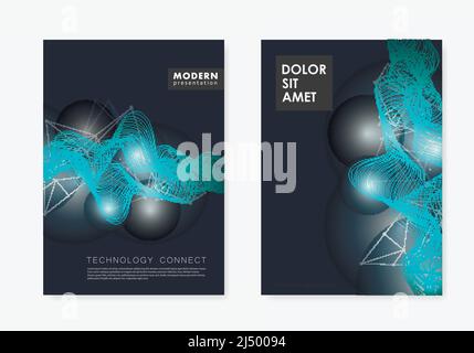 Abstract smoke on dust transparent backdrop. Explosion cover. Bright decoration. Dark blue abstract background Stock Vector