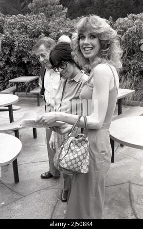 Jenilee Harrison pictured as the cast of Three's Company at the LA Zoo ...