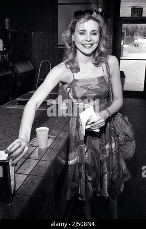 Priscilla Barnes pictured as the cast of Three's Company at the LA Zoo