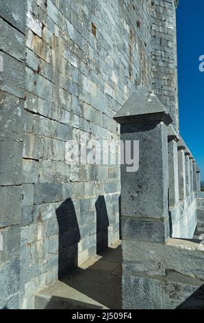 Donjon - Torre de Menagem in the Castle of Beja. Alentejo, Portugal Stock Photo