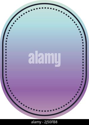 flat holographic seal design Stock Vector Image & Art - Alamy
