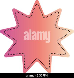 flat holographic seal illustration Stock Vector Image & Art - Alamy