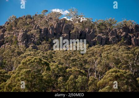 Hanging Rock in Macedon Ranges in Australia Stock Photo - Alamy