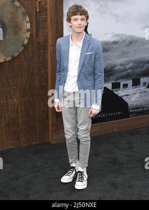 Los Angeles, USA. 18th Apr, 2022. Oscar Novak arrives at THE NORTHMAN Los Angeles Premiere held at the TCL Chinese Theatre in Hollywood, CA on Monday, ?April 18, 2022. (Photo By Sthanlee B. Mirador/Sipa USA) Credit: Sipa USA/Alamy Live News Stock Photo