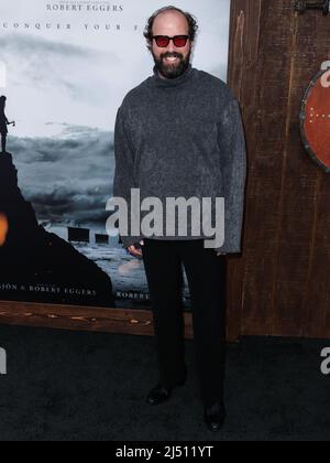 Hollywood, United States. 18th Apr, 2022. HOLLYWOOD, LOS ANGELES, CALIFORNIA, USA - APRIL 18: Brett Gelman arrives at the Los Angeles Premiere Of Focus Features' 'The Northman' held at the TCL Chinese Theatre IMAX on April 18, 2022 in Hollywood, Los Angeles, California, United States. (Photo by Xavier Collin/Image Press Agency) Credit: Image Press Agency/Alamy Live News Stock Photo