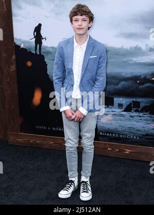 Hollywood, United States. 18th Apr, 2022. HOLLYWOOD, LOS ANGELES, CALIFORNIA, USA - APRIL 18: Oscar Novak arrives at the Los Angeles Premiere Of Focus Features' 'The Northman' held at the TCL Chinese Theatre IMAX on April 18, 2022 in Hollywood, Los Angeles, California, United States. (Photo by Xavier Collin/Image Press Agency) Credit: Image Press Agency/Alamy Live News Stock Photo