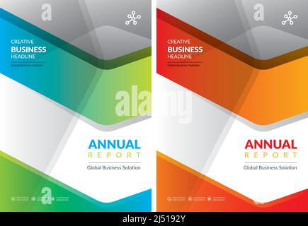 Modern Annual Report Catalog Cover Design Template Adept to the flyer, brochure, catalog, magazine, cover, booklet, presentation, website, banner, etc Stock Vector