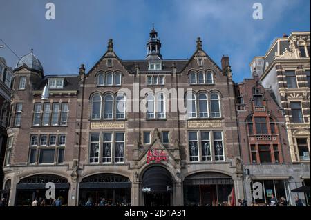 Building At Rokin 78 Street At Amsterdam The Netherlands 14-3-2022 Stock Photo