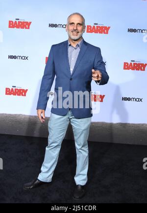 Los Angeles, California, USA. 18th Apr, 2022. Actor Turhan Troy Caylak attends Season 3 Premiere of HBO's 'Barry' at Rolling Greens on April 18, 2022 in Los Angeles, California, USA. Credit: Barry King/Alamy Live News Stock Photo