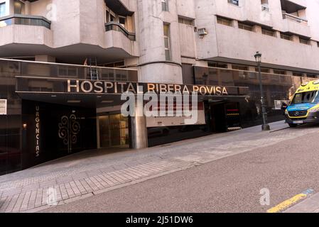 Vigo, pontevedra, spain - december, 17: new emergency access of the hospital Povisa in Vigo Spain. Stock Photo