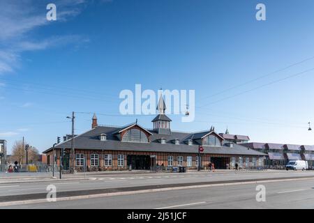 Osterport Station in Copenhagen Stock Photo