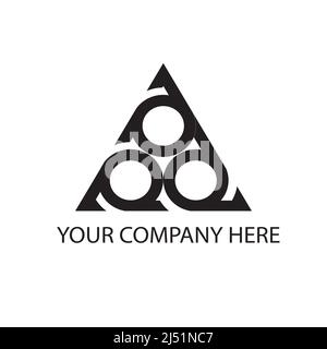 Logo Grid O or D. Monogram Letter D or O for Business Company Vector Logo Design Stock Vector