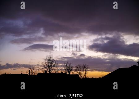 The gathering storm. Stock Photo