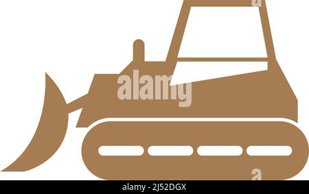 Excavator icon design illustration template vector Stock Vector