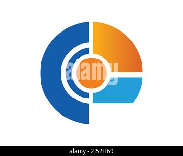 Abstract Business and Technology Symbol Vector Stock Vector