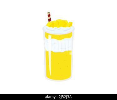 Mango Thai the Thailand Mango Juice Illustration Vector Stock Vector