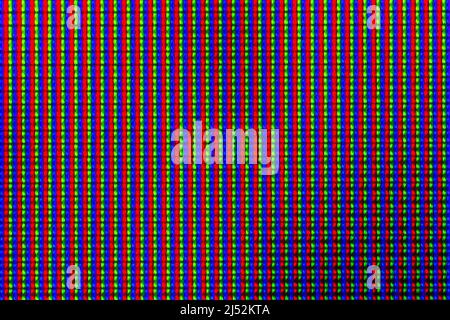 LCD screen pixels Stock Photo