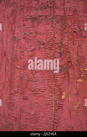 painted old wooden wall. red background Stock Photo