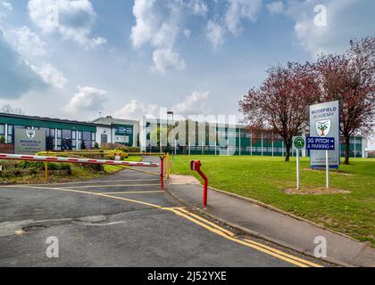 Woodfield Academy in Redditch, Worcestershire, England. Stock Photo