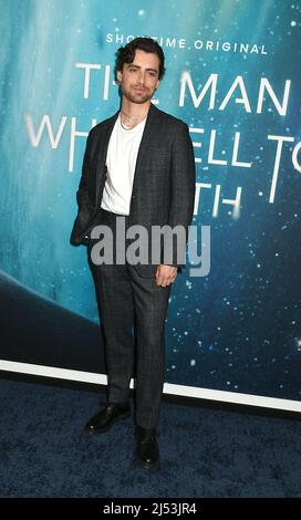 JD Martin attends Showtime's New Drama Series 'The Man Who Fell To Earth' Premiere on April 19, 2022 at MOMA in New York, New York, USA. Robin Platzer/ Twin Images/ Credit: Sipa USA/Alamy Live News Stock Photo