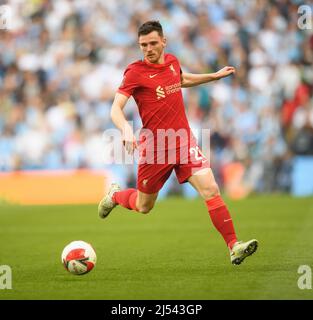 Andy Robertson of Liverpool FC during the Brentford FC v Liverpool FC English Premier League