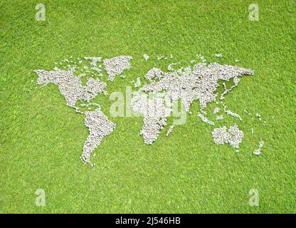 World Map Stock Photo