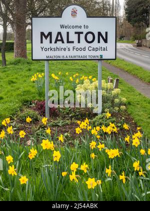 Malton North Yorkshire food capital of the North, England Stock Photo ...