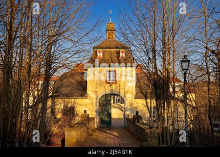 Gatehouse of Eulenbroich Castle, Germany, North Rhine-Westphalia, Roesrath Stock Photo