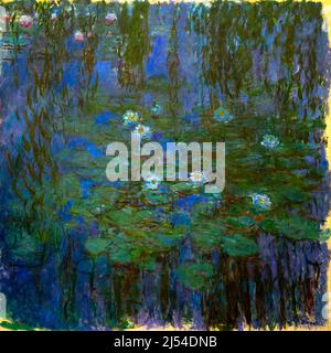 Nymphéas Bleus - Blue Water Lilies 1916 - 1919 Claude Monet 1840 – 1926 ...