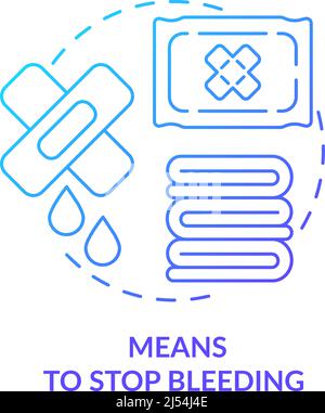 Means to stop bleeding concept icon Stock Vector Image & Art - Alamy