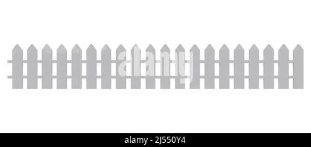 Isolated railing on white background Stock Photo