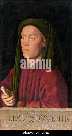 Portrait of a Man by Jan van Eyck Stock Photo - Alamy