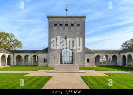 Runnymede Air Forces Memorial, Egham, Surrey. Dedicated to over 20,000 men and women lost without a grave, from the Commonwealth during World War II. Stock Photo