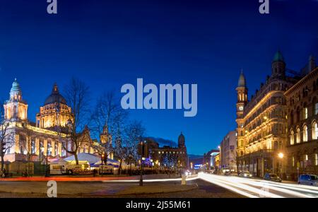 Belfast City Hall, County Antrim, Northern Ireland Stock Photo