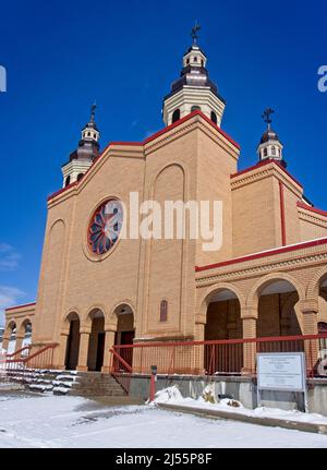 St. Vladimir Ukrainian Orthodox sobor Calgary Alberta Stock Photo