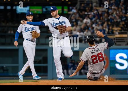 LOS ANGELES, CA - APRIL 20: Los Angeles Dodgers designated hitter