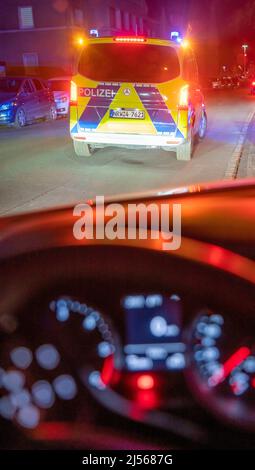 Police check, patrol car, car, NRW, Germany Stock Photo - Alamy
