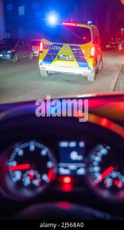 Police check, patrol car, car, NRW, Germany Stock Photo - Alamy