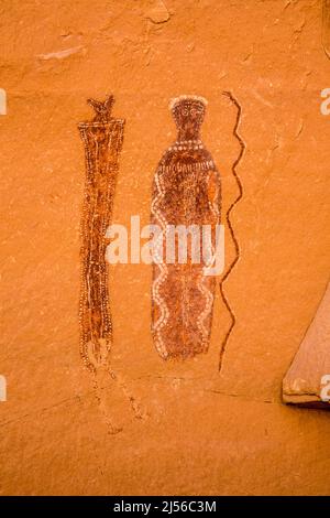 The Perfect Panel is an ancient rock art pictograph panel in the Glen
