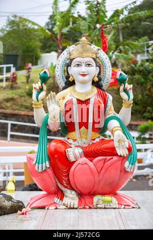 Statue of Hindu Goddess Maa Saraswati Stock Photo