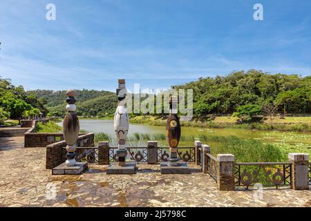 Jinlong Lake at dawu township in Taitung, Taiwan Stock Photo