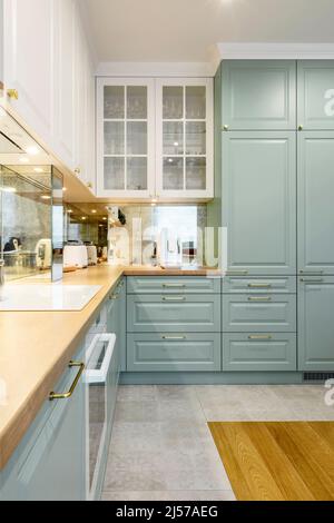Kitchen interior design home decor Stock Photo