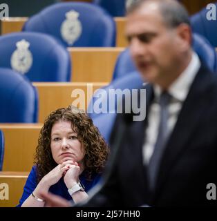 THE HAGUE - Anne-Marijke Podt (D66) Mpanzu Bamenga (D66) during the ...