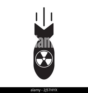 Business Logo for Bomb, explosion, nuclear, special, war. Vertical Blue ...