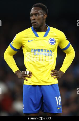 Manchester, England, 20th April 2022. Danny Welbeck of Brighton during the Premier League match at the Etihad Stadium, Manchester. Picture credit should read: Darren Staples / Sportimage Stock Photo