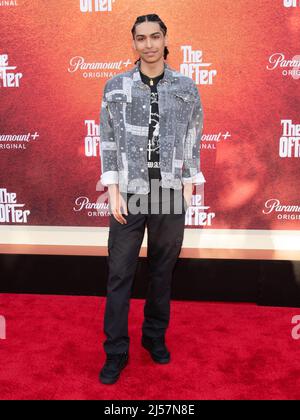 20 April 2022 - Los Angeles, California - Mauricio Hernandez. Los Angeles Premiere of Paramount+ New Series ''The Offer' (Credit Image: © Billy Bennight/AdMedia via ZUMA Press Wire) Stock Photo