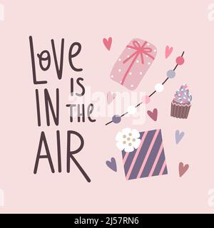 love is in the air Stock Vector
