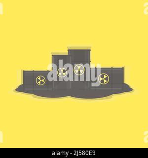 Toxic sign vector design and illustration. Stock Vector