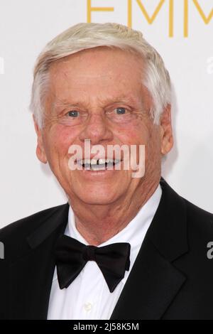 **FILE PHOTO** Robert Morse Has Passed Away. LOS ANGELES, CA - AUGUST 25: Robert Morse at The 66th Primetime Emmy Awards held at Nokia Theater L.A. LIVE in Los Angeles, CA on August, 25, 2014. Credit: David Edwards/DailyCeleb/MediaPunch Stock Photo