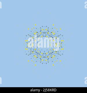 Abstract bright simple technology vector background. Connection structure Stock Vector